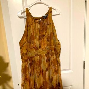 NWT Glitter Rose Sleeveless Formal Maxi Dress
